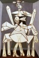 Femme assise dans un fauteuil Dora 1938 cubiste Pablo Picasso